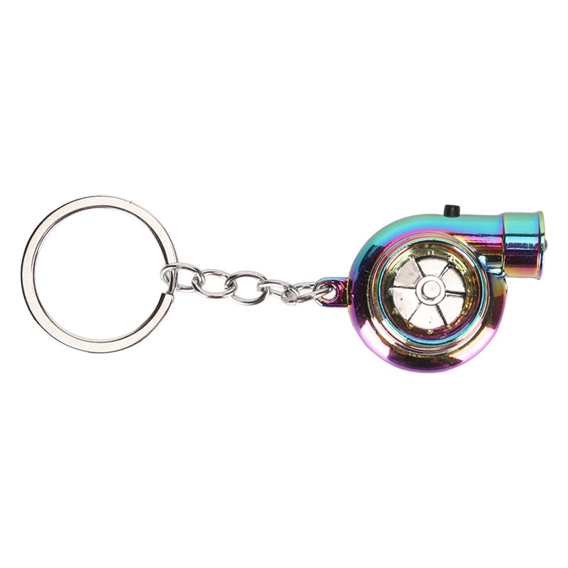LED Turbo Keychain with Sound and Light Battery Powered Metal
