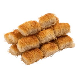 Eastanbul Kataifi Rolls Kataifi Shredded Fillo Dough (Syrup not included) Twisted Kadayif Pastry Dough, From Staple Syrup Sweetened Dessert, Ingredient for Dubai Chocolate, Shredded Wheat Cereal, 300g