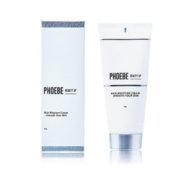 PHOEBE BEAUTY UP Rich Moisture Cream, 1.9 oz (55 g), Made in Japan, Moisturizing, Milky Lotion, Face Decollete, Sensitive Skin, Clear Skin