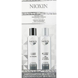 Nioxin System 2 Cleanser Shampoo and Scalp Therapy Conditioner Duo for Unisex 2 x 10.1 oz