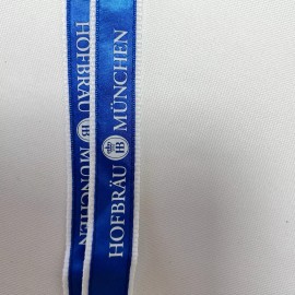 Hofbrauhaus NEW Hofbrau Hofbrauhaus HB Brewery Blue /White Piping with Clips Lanyard Germany