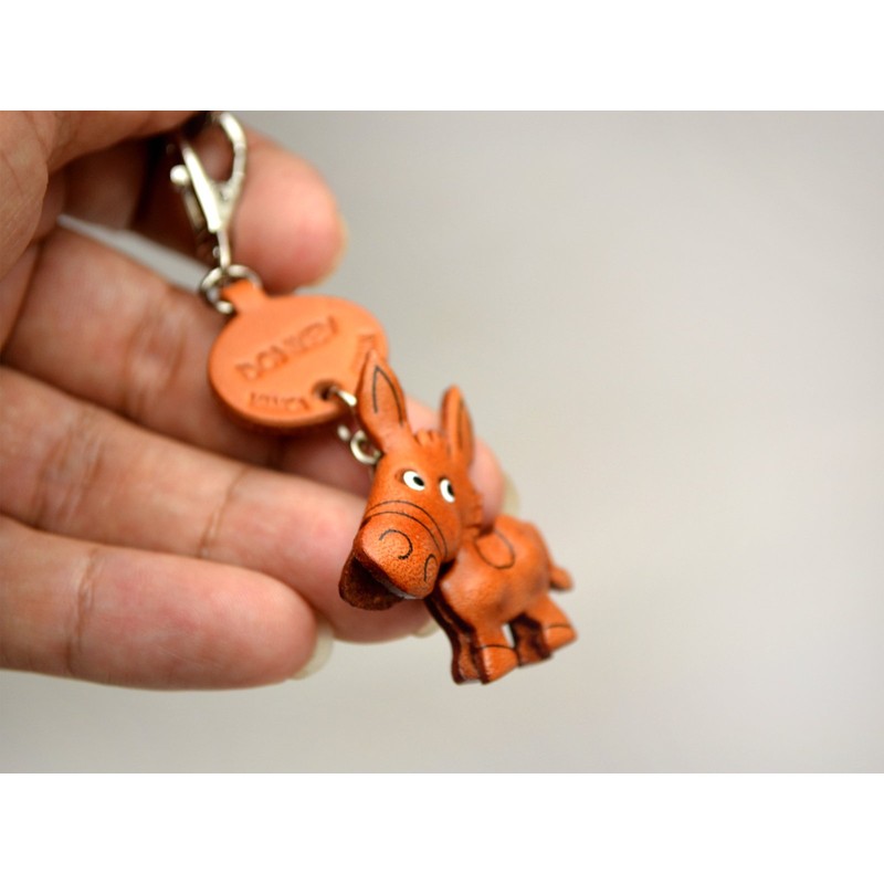 Donkey Donkey Genuine Leather Animal Key Chain Bankakraft Leather Story