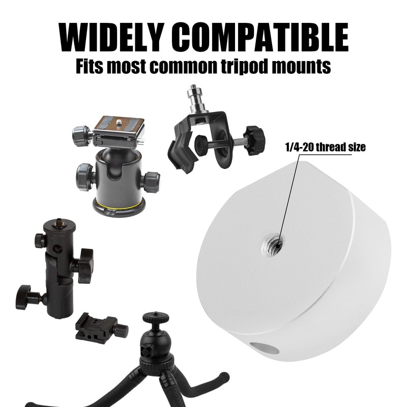 Tripod Adapter for Starlink Mini, Aluminium Alloy Tripod Adapter 1/4"-20