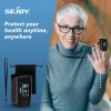 SEJOY Finger Pulse Oximeter Blood Oxygen Saturation Heart Rate Measure