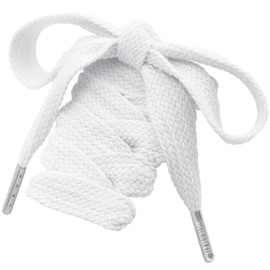 MKEHSH Thick Fat Shoe Laces: 2CM Wide Chunky Shoelaces for Sneakers 47 Inch White