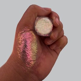 SZDYM Super shine duochrome powder,super chameleon flakes,Multi-Reflective Finishes Eyeshadow Makeup,0.26 Grams Pressed Highly Pigmented Minerals (#16)