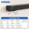 Soundbar Wall Mount Bracket,Sound bar Mount up to 180 lbs,Above