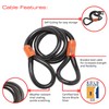 Burg Wachter 122C Double Loop Vinyl Coated Multi-Stranded Braided Steel