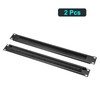 PATIKIL Brush Cable Manager 1U, 19 Inch, 2 Pack Horizontal
