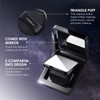 CARSLAN Black Magnet Pressed Setting Powder, 24H Longlasting Oil Control