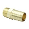 HongBoW Hardware 2 Pcs Brass Hose Fitting,Connector,Hose Barbed Adapter 3/4"