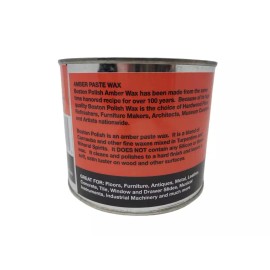 BWC Company Boston Polish Amber Paste Wax - 16oz