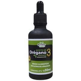 Aceite de Orégano Orgánico, 50 ml, 87% Carvacrol, Grado Alimenticio