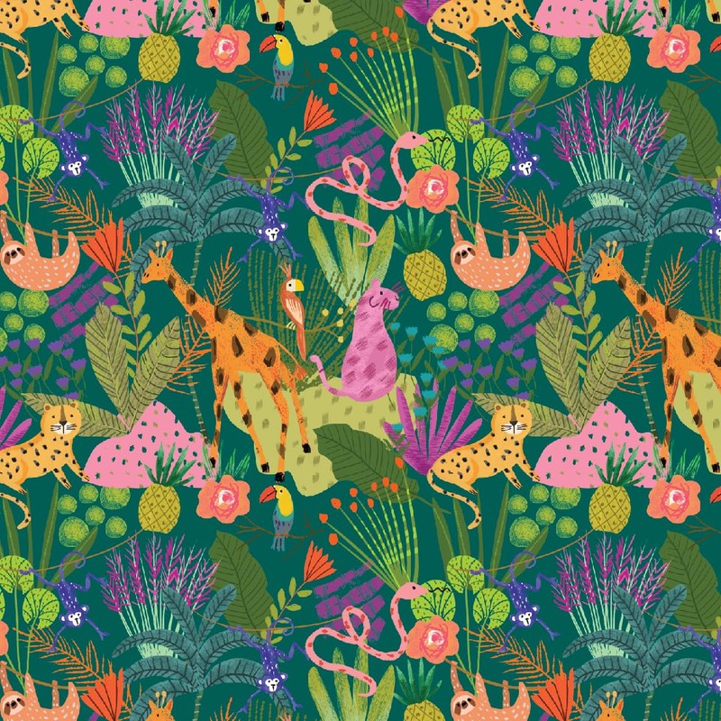 Design By Violet Jungle Boogie Large Shopper Gift Bag –