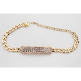 Unbranded Women Boot Bracelet Anklet Gold Chain Metal Shoe Bling Long Plate Fancy Charm