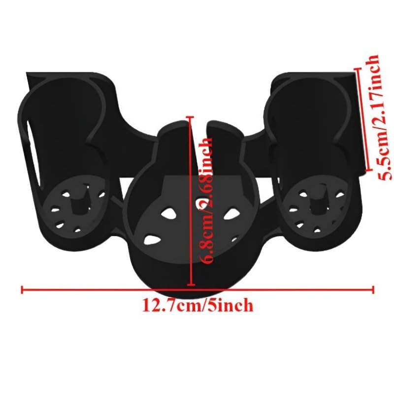 for Oral B Electric Toothbrush Wall Mount Holder (Black)