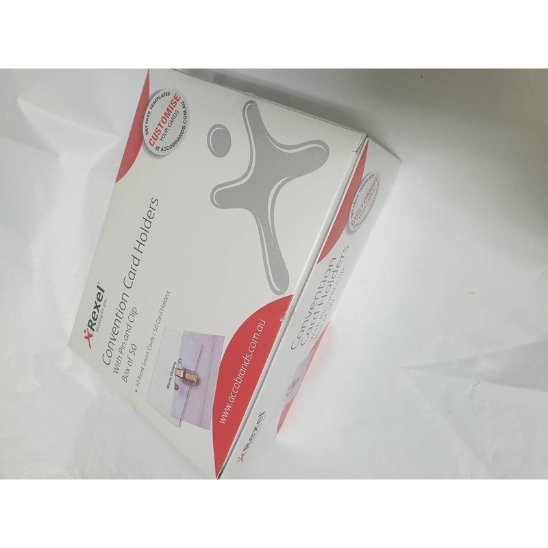 Rexel Id Convention Cardholder with Pin Box50