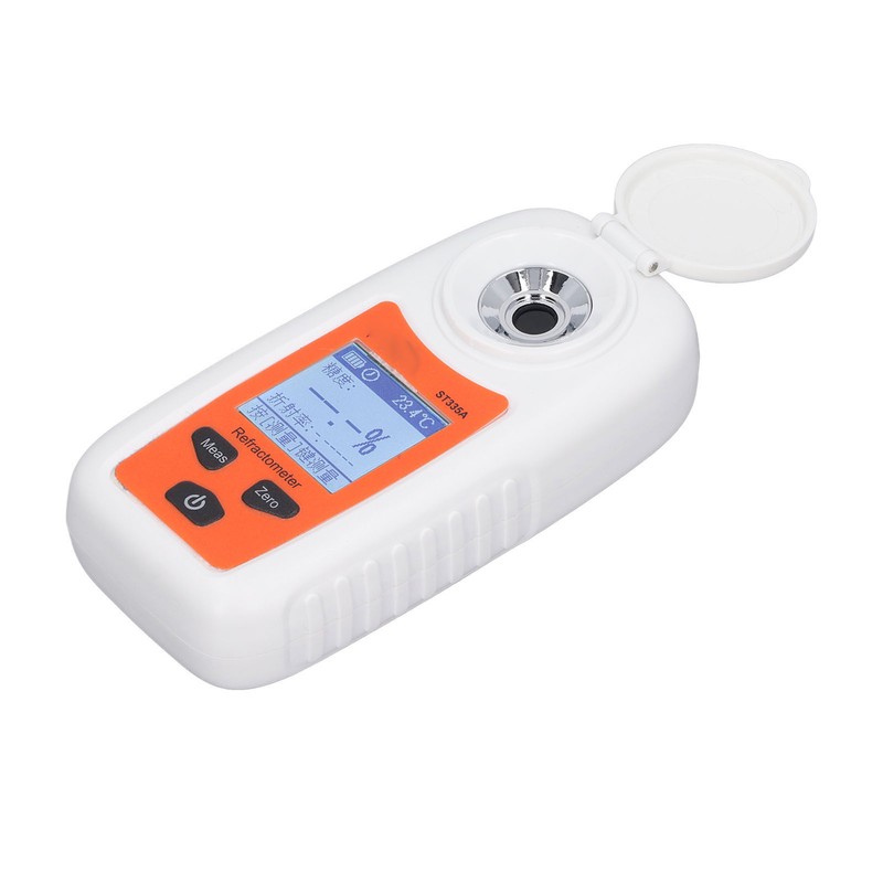 LCD Brix Digital Refractometer Non Slip Dust Proof Cover Digital
