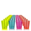 Navoys 96 Plastic Neon Shot Glasses - 30ml, Reusable, Disposable,