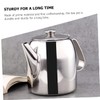 ABOOFAN Stainless Steel Teapot with Modern Design Kettle for Loose