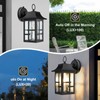 OKELI Dusk to Dawn Outdoor Wall Lights, Exterior Waterproof Lantern,