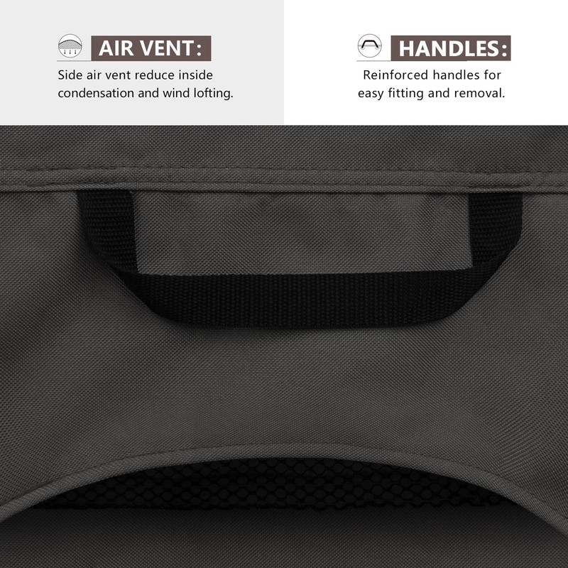 ULTCOVER Rectangular Gas Fire Pit Table Cover 43x22 inch Waterproof