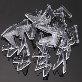 Acrylic Easel Stands Coin Stand, 20 Pieces Coin Display Stand Coin Holder Clear Mini Coin Display Coin Stand for Coin Storage for Coin Plaque Collections