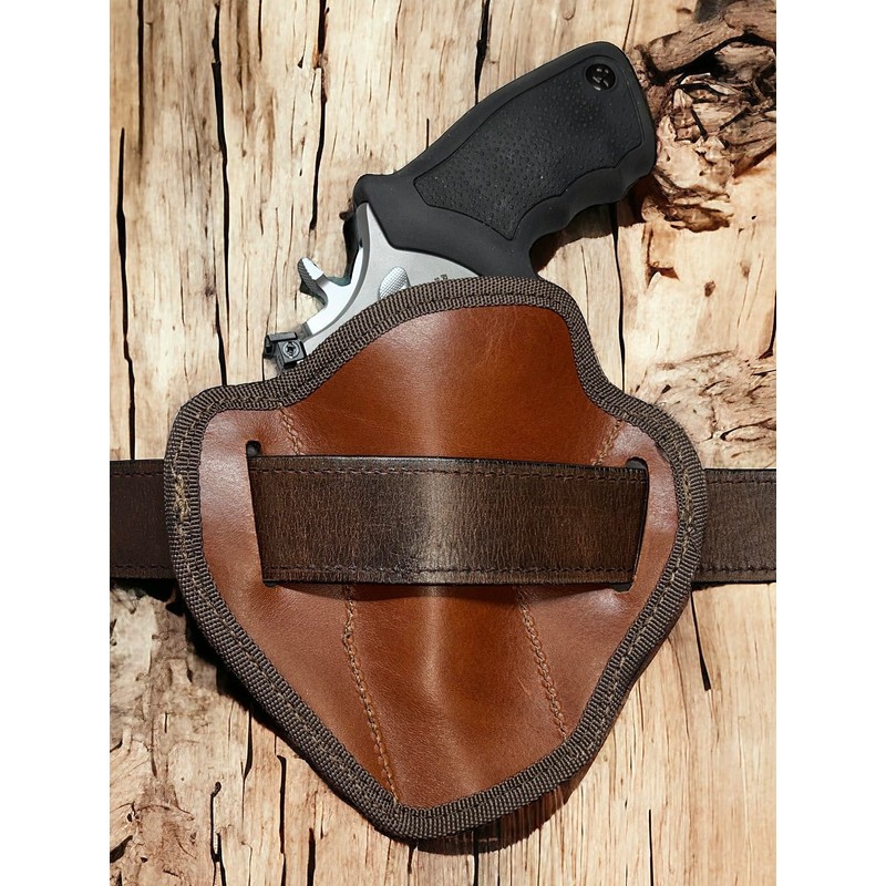 CEBECI ARMS Right Hand Brown Open Top OWB Belt Holster