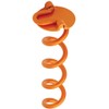 Liberty Outdoor ANCFR10-ORG-A Folding Ring Spiral Ground Anchor, Orange, 10-Inch,