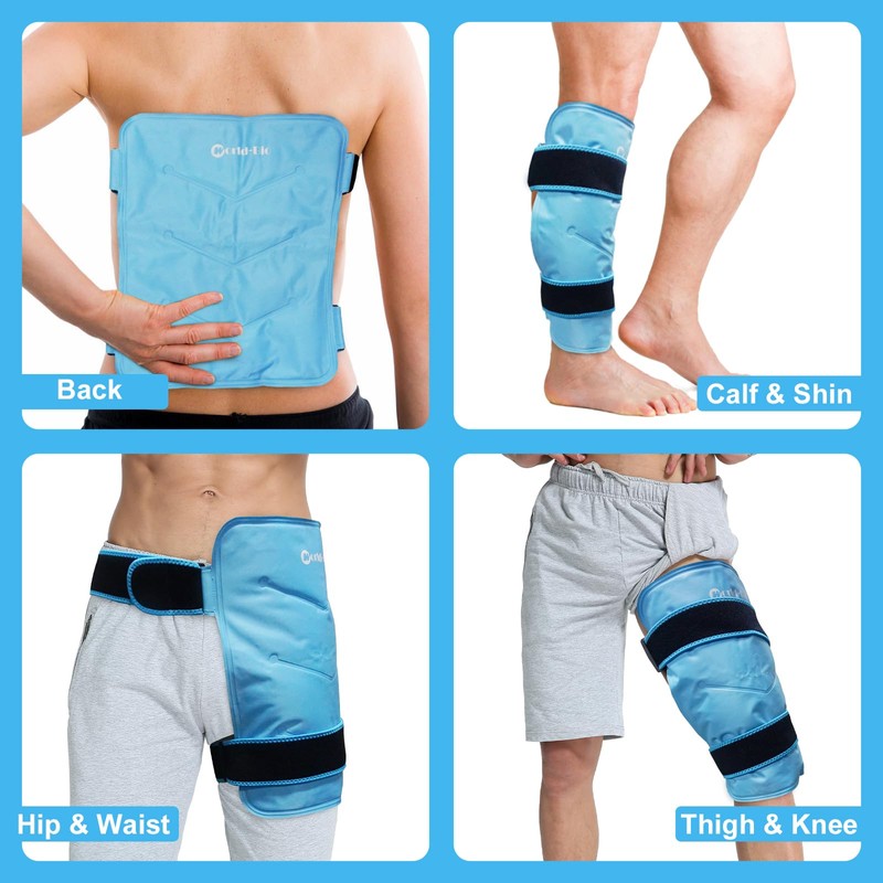 Hip Ice Pack Wrap After Surgery, Reusable Cold Pack for