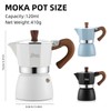 Espresso Maker Stovetop,Camping Moka Pot 2 Cup/120ML,Stove Top Espresso Italian