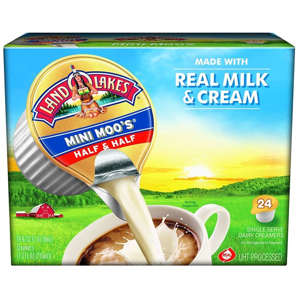 Land O Lakes Mini Moo's Real Cream Half & Half,