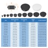 PATIKIL 30 mm/1-3/16" Plastic Hole Plugs, 20 Pack Flush Type