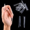 MEILINDS Long Fold Seamless XXL Max Nail French Nail Tips