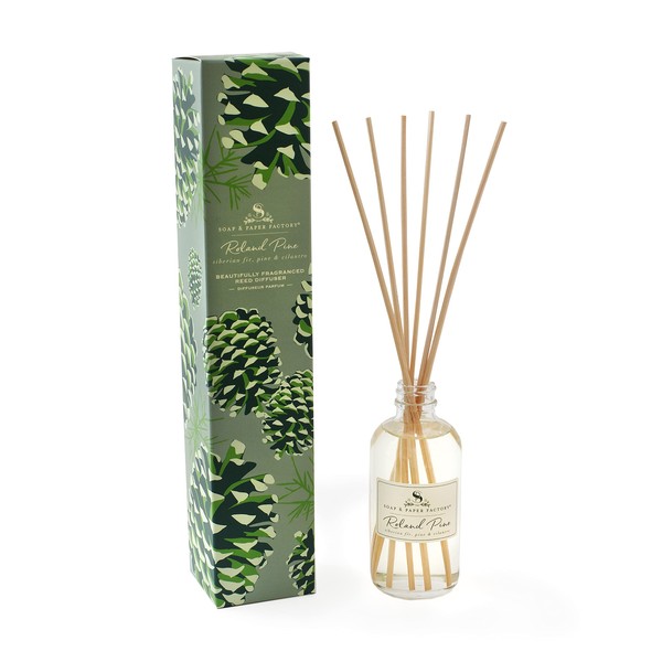 Soap & Paper Factory Roland Pine Reed Diffuser, 3.65 oz.