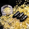 Gold Snowflake Nail Art Glitters Sequins 3D Christmas Nail Sequins