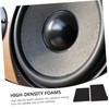 SUPVOX Shockproof Sponge Pad 2pcs Speaker Noise Isolation Cushion Studio