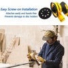 2 Pack 5 Inch 8 Holes Hook and Loop Replacement