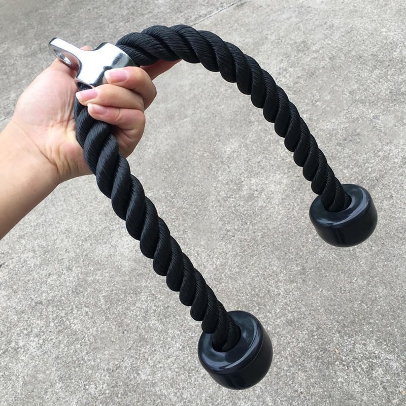 Hosioe Cable Machine Attachment Set Triceps Pull Down Rope with