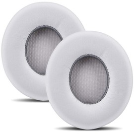 Professional Replacement Ear Pads,Earpads Compatible with Beats Solo 2 & Solo 3 Wireless On-Ear Headphones,Soft Protein Leather,Noise Isolation Memory Foam,Strong Adhesive Tape,2 Pieces