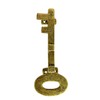 ESPLANADE Designer Peacock Brass Door Handle (Treasure Key)