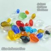 60pcs 8x12mm Crystal Glass Teardrop Beads Faceted Vertical Hole Shape