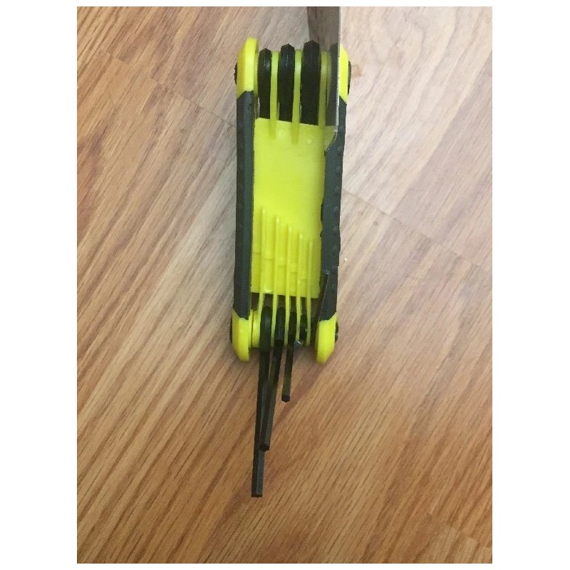 FOLDABLE HEX 8 PIECE SET ALLEN WRENCH NEW