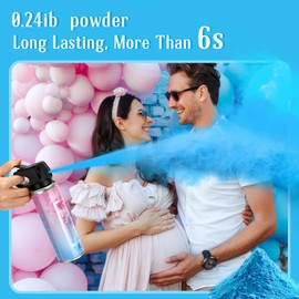 QIYVLOS Gender Reveal Fire Extinguisher 2 Packs, Gender Reveal Smoker Bomb, Gender Reveal Ideas, Baby Boy Reveal Party Ideas for Gender Reveal Decorations (Small, Blue)
