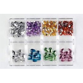 beads case 8 divider clear