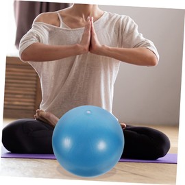 KOMBIUDA 9 Inch Small Pilates Ball for Exercise Fitness Ball Home Workout Core Ball Yoga Supply Pump