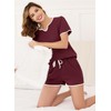 Sopesil Womens Pyjamas Shorts Sets Ladies Pyjamas Cotton Short Sleeve