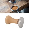 Coffee Tamper with Wooden Handle Easy To Operate Outstanding Extraction