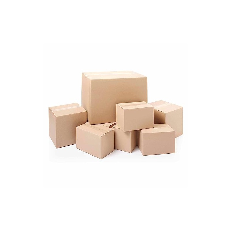 Corrugated Cardboard Shipping Boxes Pack of 25 Brown Packaging &