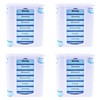 KAMACA Pack of 4 (= 4 pieces) practical medication dispenser